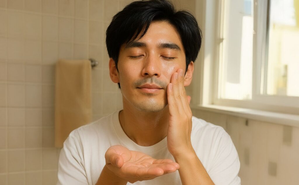 1. 化粧水(肌に水分を与える)
