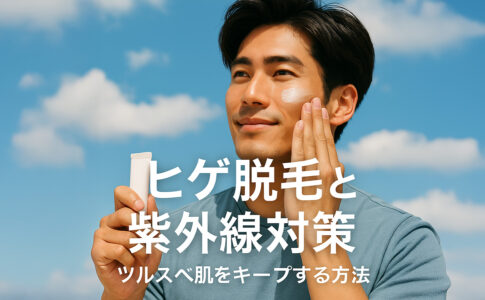「ヒゲ脱毛中の日焼け、実はNG？」40代男性のための紫外線ケア完全ガイド