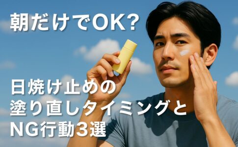 朝だけでOK？日焼け止めの塗り直しタイミングとNG行動3選
