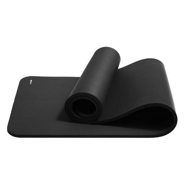 Amazonベーシック ヨガマット 厚め 12mm キャリーストラップ付