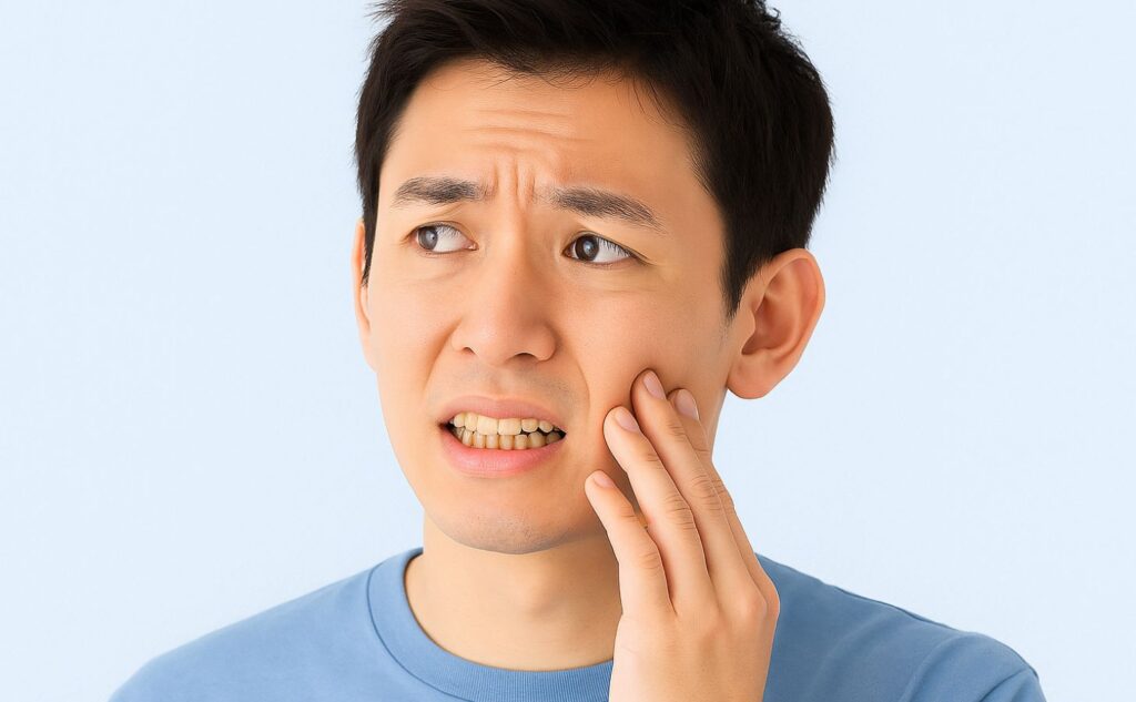 最近、歯の黄ばみ気になりだした40代、男性