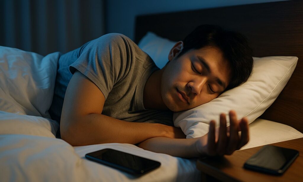 写真：睡眠と生活習慣の見直し