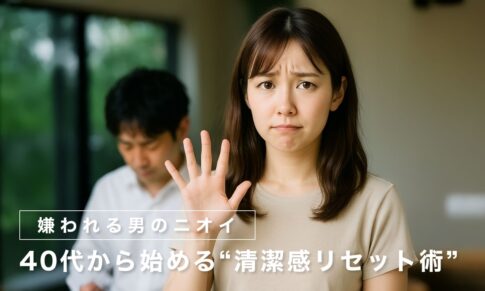 【彼女・奥さんに聞いた】嫌われる男のニオイ TOP5｜40代から始める“清潔感リセット術”