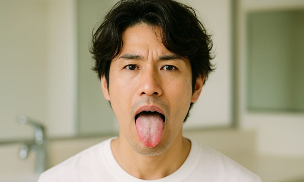 口臭が起きる「3つの要因」：舌苔（ぜったい）の蓄積