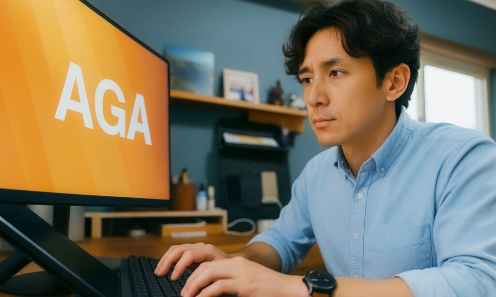 ネット検索して、AGAメンクリを発見