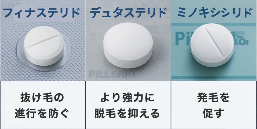 AGAの薬はどこも同じ