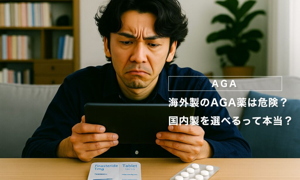 海外製のAGA薬は危険？国内製を選べるって本当？