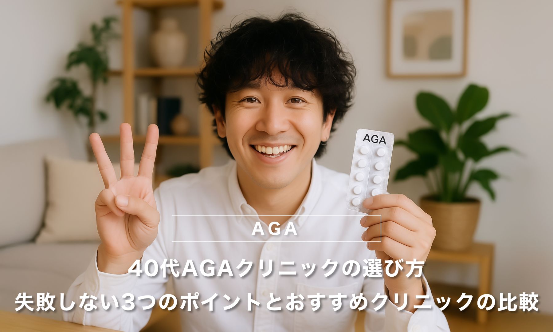 40代AGAクリニックの選び方｜失敗しない3つのポイントとおすすめクリニックの比較