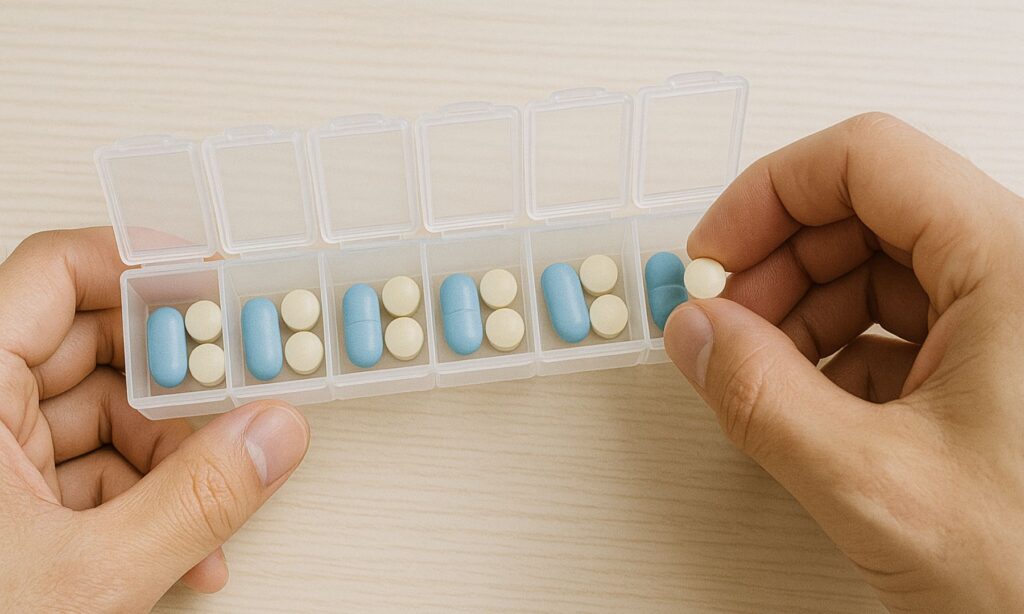 AGA治療薬の飲み忘れを防ぐ具体的な工夫:ピルケースを使う