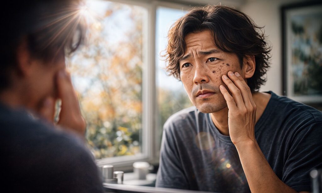 夏の紫外線ダメージが秋に出てくる