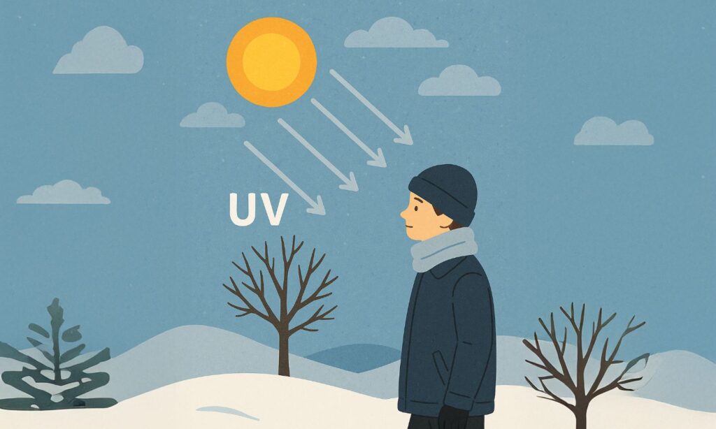 1. 冬は紫外線量が“年間で最も少ない時期”