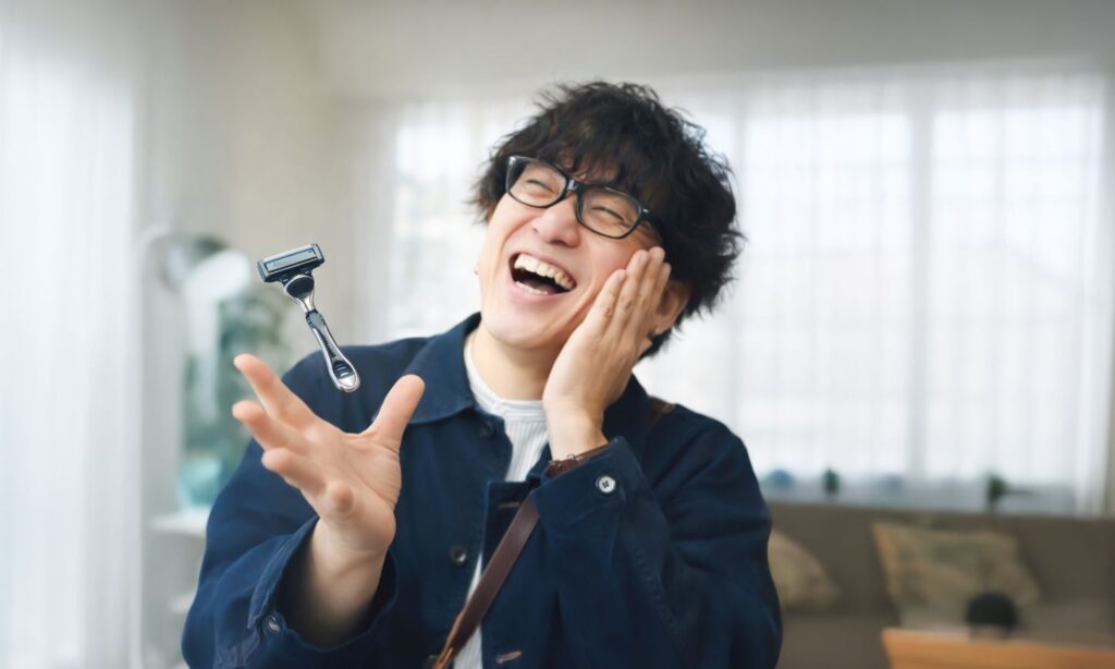 毎日のヒゲ剃りから解放された