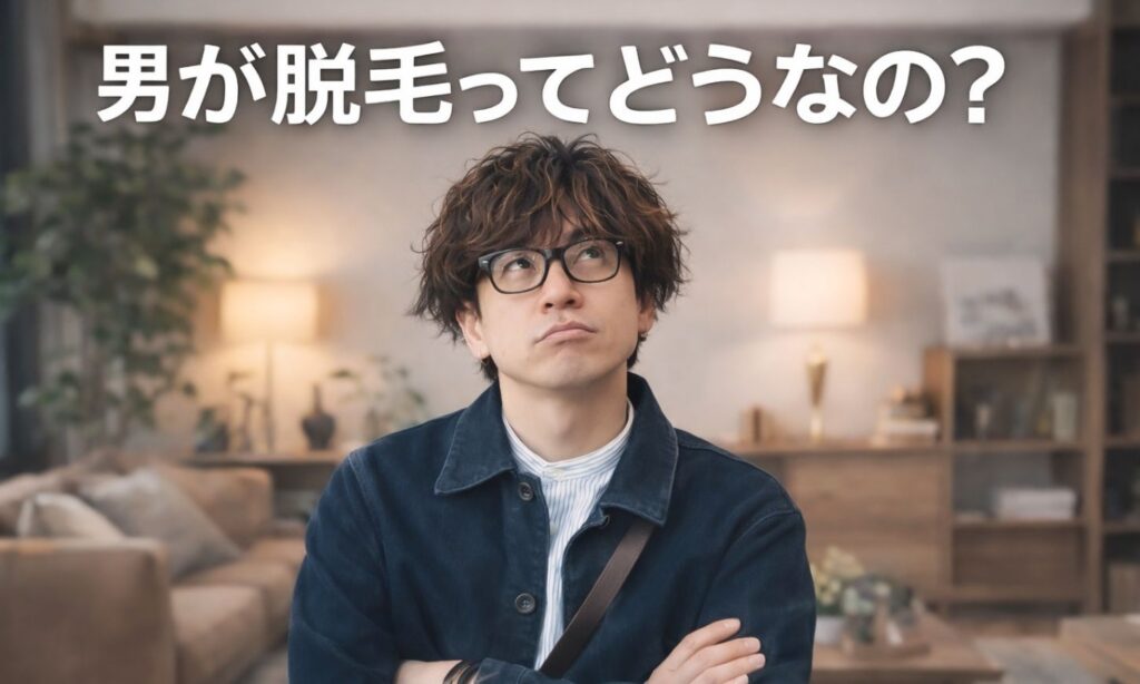 男が脱毛ってどうなの？