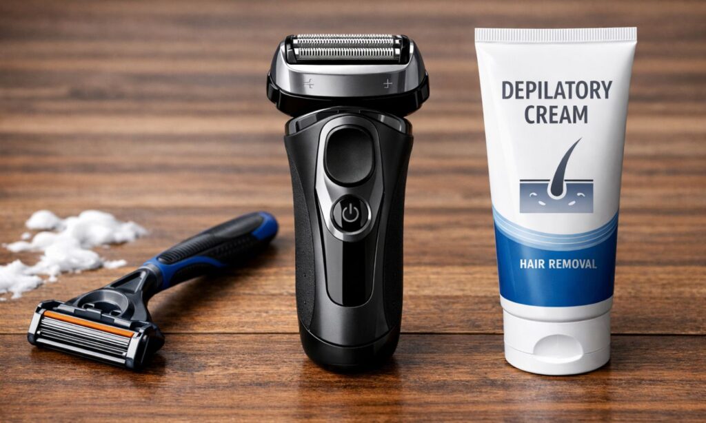 自己処理の限界：カミソリ、電気シェーバー、除毛クリーム