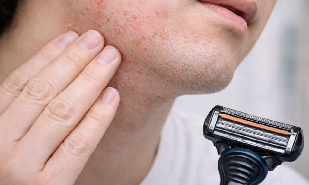 カミソリによる肌荒れ・埋没毛の問題