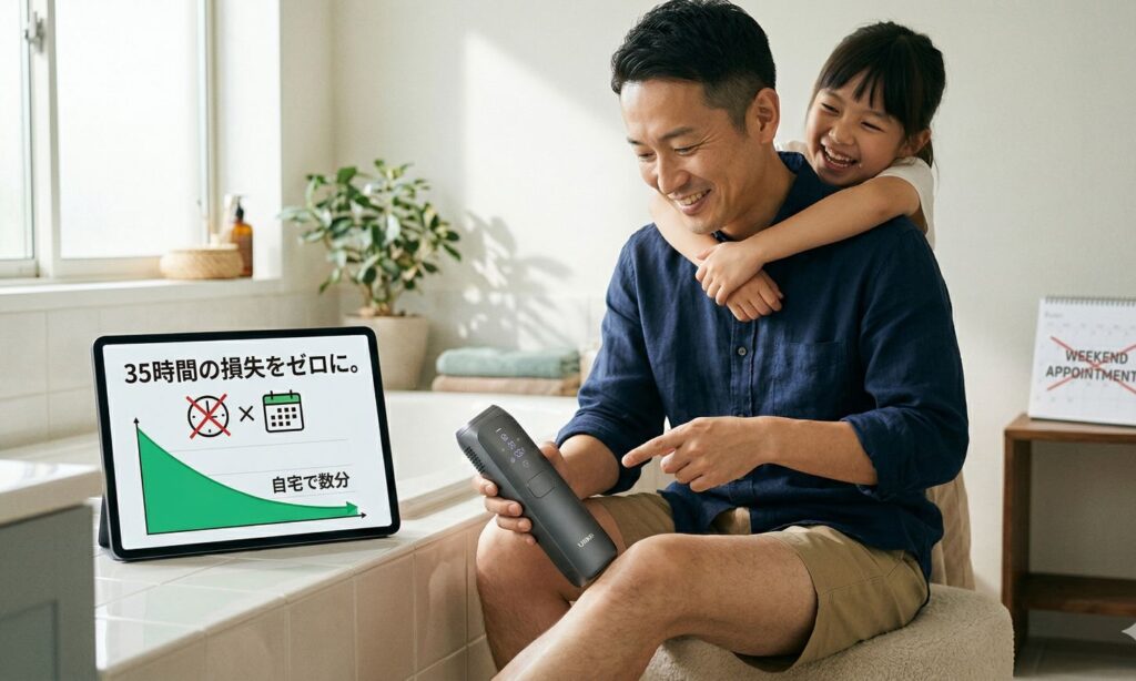 サロン通いに必要な「予約・通院・施術」の35時間の損失