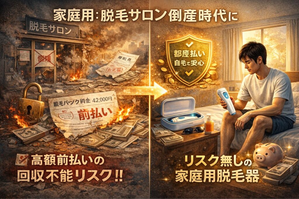 家庭用脱毛サロン倒産時代に